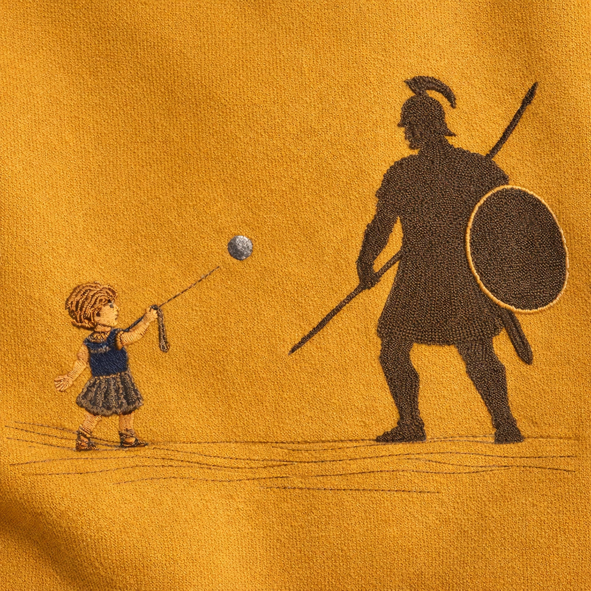 Long Sleeve David & Goliath Sweatshirt               - Limited Edition