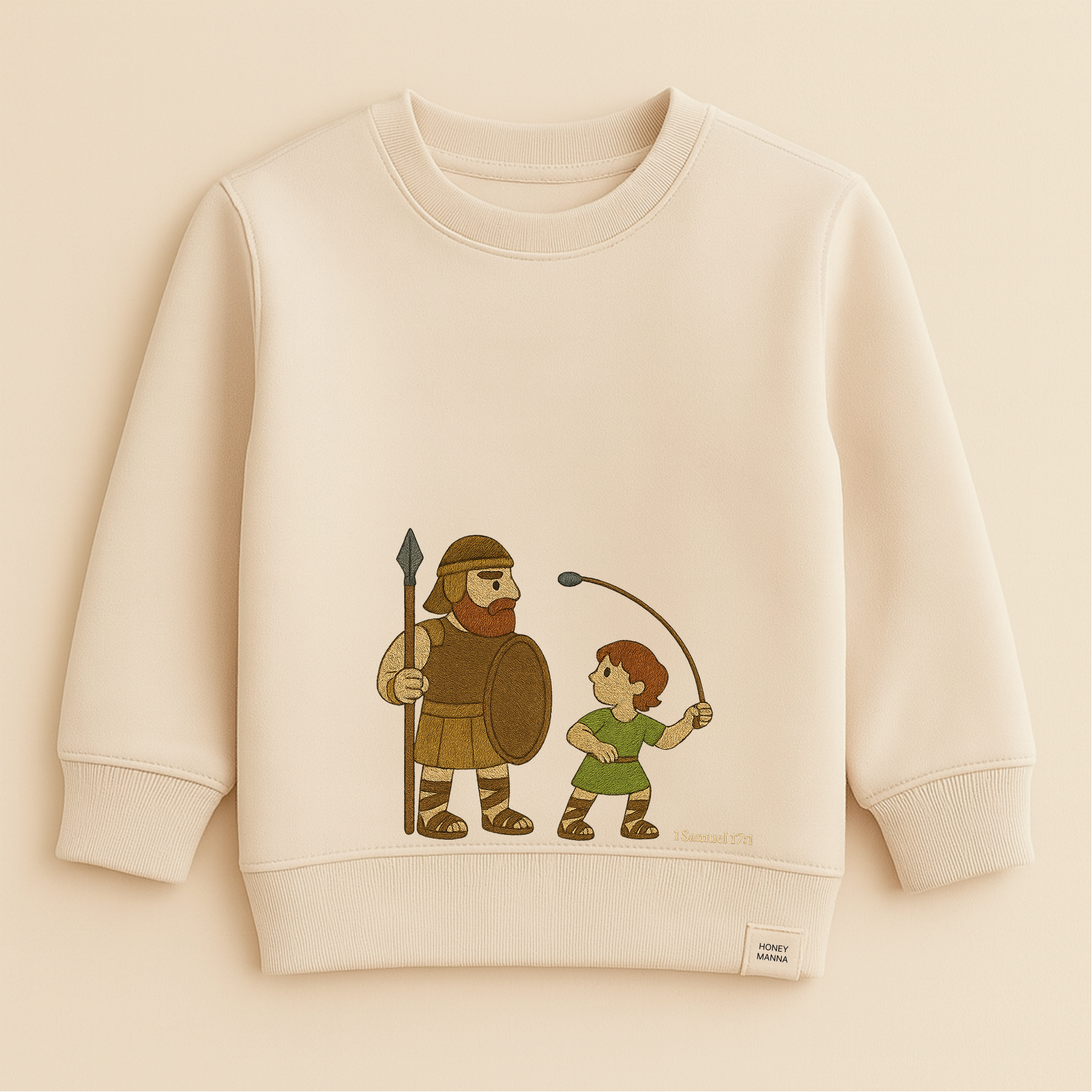 Long Sleeve David & Goliath Crewneck  Limited Edition