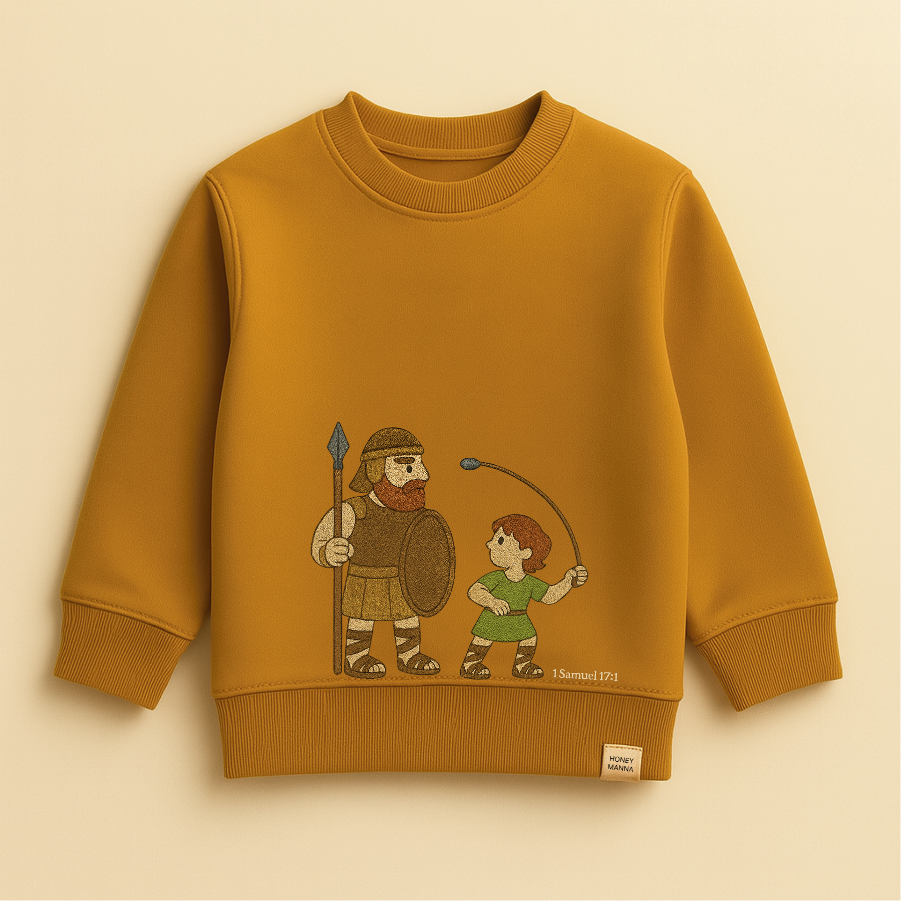 Long Sleeve David & Goliath Crewneck  Limited Edition