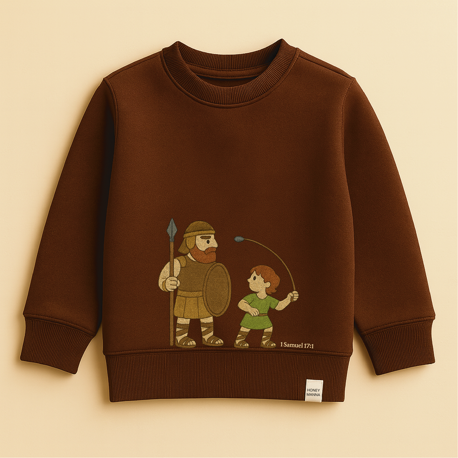 Long Sleeve David & Goliath Crewneck  Limited Edition