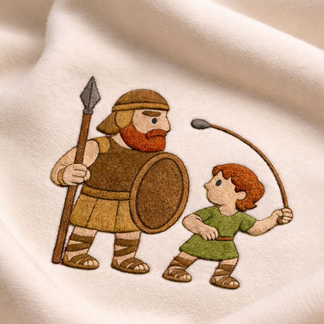 Long Sleeve David & Goliath Crewneck  Limited Edition